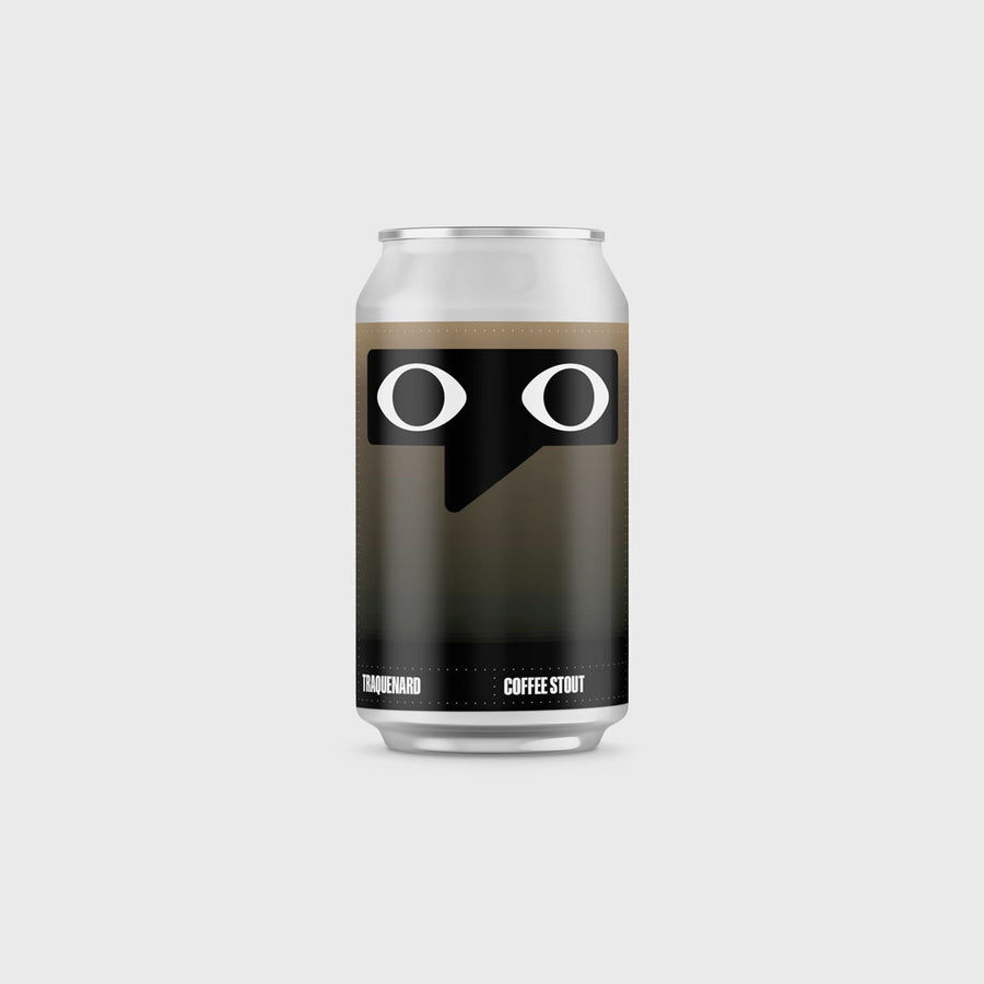 Canette de bière Coffee Stout Traquenard, brasserie de Sion